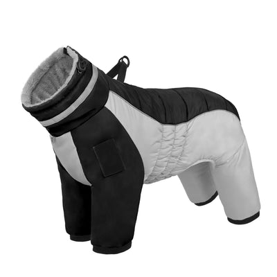 Manteau Hiver Grande Taille Chien Bordure Fourrure