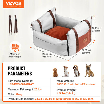 Siège Auto Imperméable Gros Chien 45kg