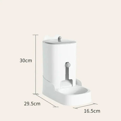 Distributeur Eau et Croquettes Chien Gravité Petit Chien 4,4 L