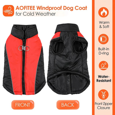 Manteau d'Hiver Chaud pour Chien Berger Allemand