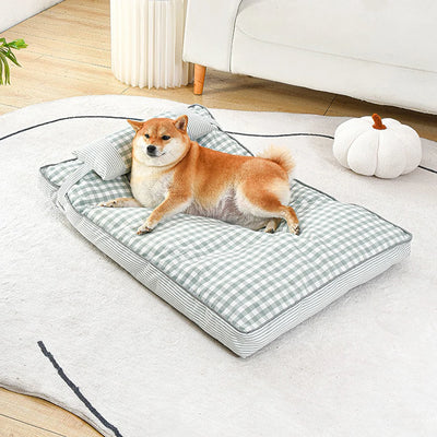 Matelas Moelleux pour Chien avec Oreiller