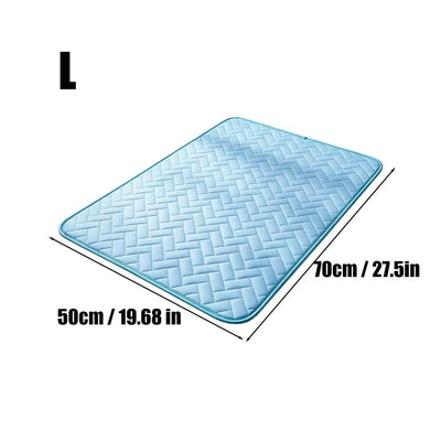 Tapis Rafraîchissant pour Chien Soie Glacée Cinq Tailles