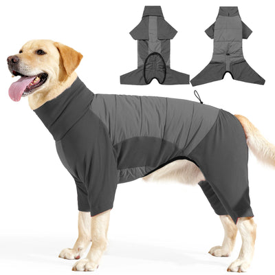 Manteau Hiver Col Roulé Gros Chien Combinaison Neige
