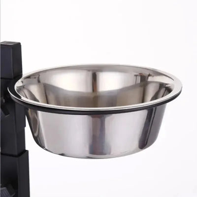 Gamelle Surélevée Réglable Double Bol Inox sur Pied