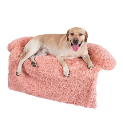 Canapé Apaisant Peluche Protège-Canapé Antidérapant pour Chien