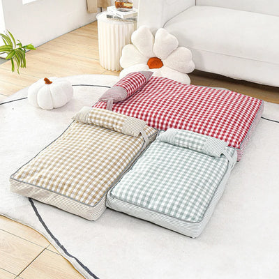 Matelas Moelleux pour Chien avec Oreiller
