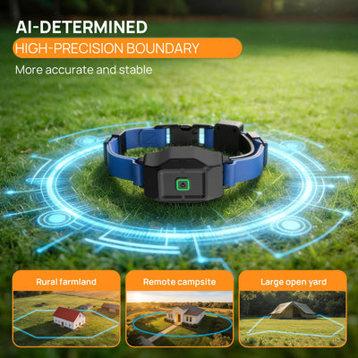 Clôture Électronique Sans Fil pour Chien GPS Zone par Appli