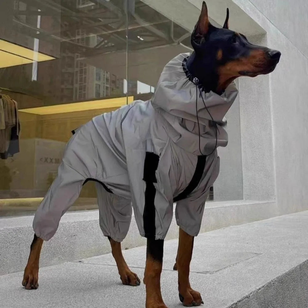 Combinaison Imperméable Réfléchissante Grand Chien 3XL-6XL