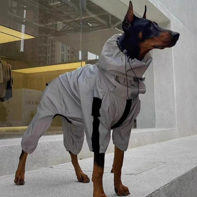 Combinaison Imperméable Réfléchissante Grand Chien 3XL-6XL