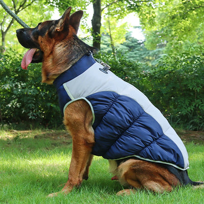 Doudoune Imperméable Réfléchissante Chien Anneau D