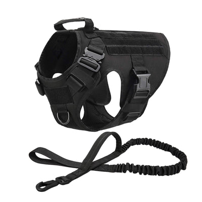 Harnais Tactique Chien Set Complet avec Pochettes Molle