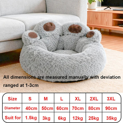 Panier Patte Peluche Apaisant Chien 35 kg Antidérapant