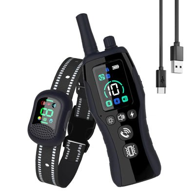 Collier Dressage 4900ft IP67 Rechargeable Gros Chien