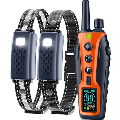 Collier Dressage 1000m 2 Chiens Lampe LED