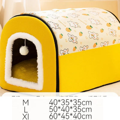 Niche d'Intérieur pour Chien Cabane en Arche Petit Chien 3 Tailles