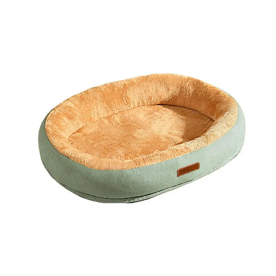 Panier pour Chien Ovale Nid Douillet Polaire Lavable Hiver
