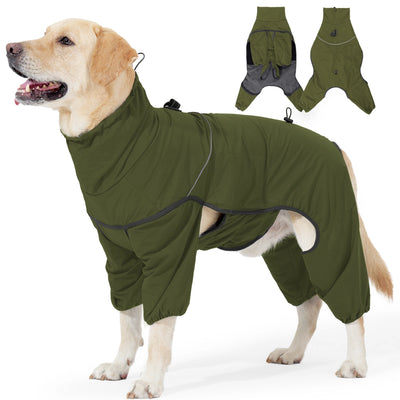Manteau Imperméable Combinaison Rembourrée d'Hiver Grand Chien