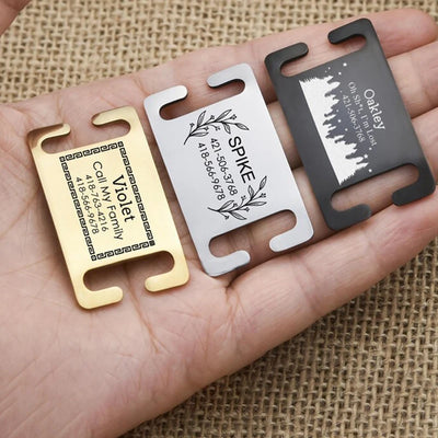 Médaille Incurvée Gravure Gratuite pour Chien