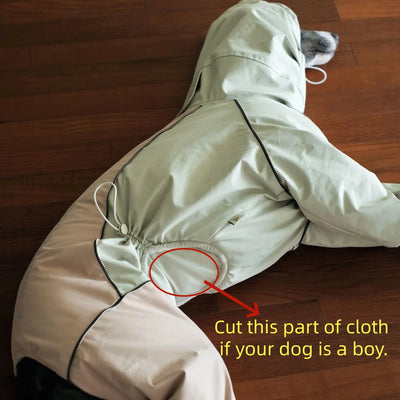 Combinaison Imperméable 4 Pattes Polaire pour Lévrier Italien