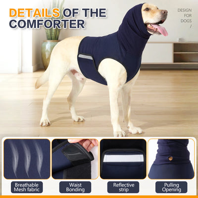 Manteau Polaire Chaud à Capuche Grand Chien