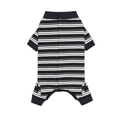 Pyjama pour Chien Rayé Combinaison Intégrale Grand Chien