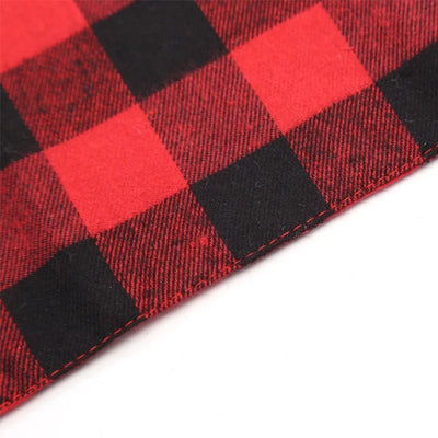 Bandana Chien Triangulaire Carreaux Nœud Papillon