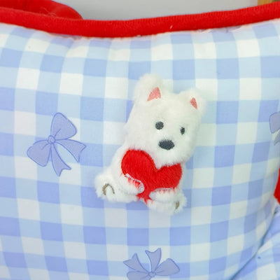 Canapé pour Chien Motif Vichy Automne Hiver 50x60 cm