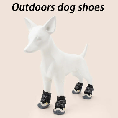Chaussures pour Chien Randonnée Étanches Semelle Caoutchouc