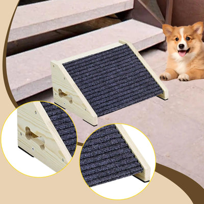 Rampe pour Chien Bois pour Marches d'Escalier 15 cm