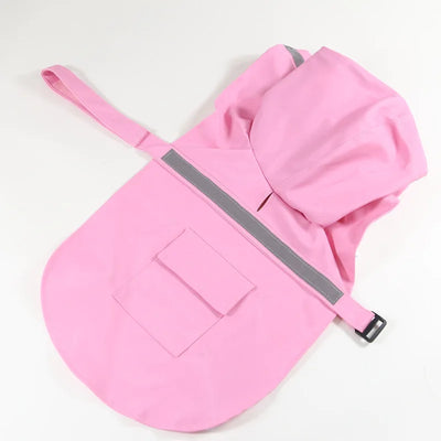 Manteau Imperméable Poncho Réfléchissant Capuche Grand Chien