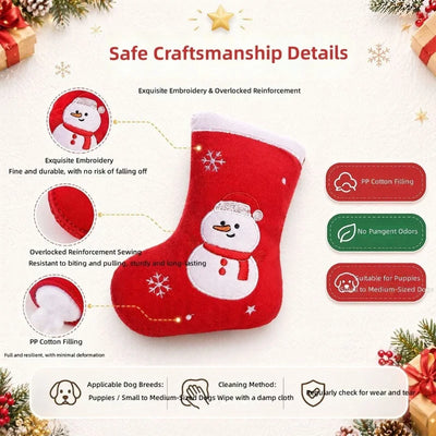 Jouet de Noel Peluche Couineur Chien