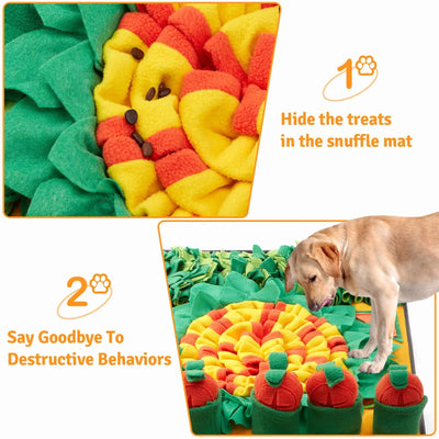Tapis de Fouille Potager Carottes 70x50 cm Chien