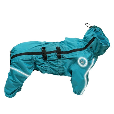 Manteau Pluie Réfléchissant Combinaison Gros Chien