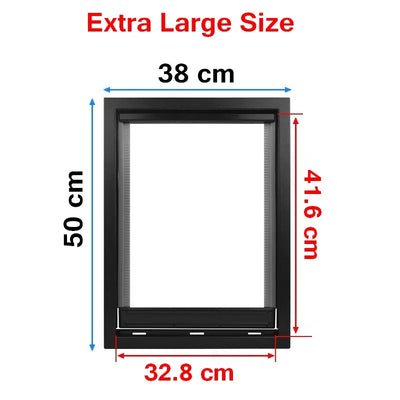 Porte pour Chien Grande Taille PVC 38 x 50 cm Isolée