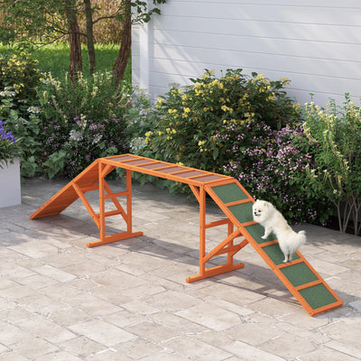 Passerelle d'Agility en Bois Antidérapante pour Chien 325 cm