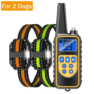 Collier Anti-Aboiement Électrique Gros Chien Télécommande