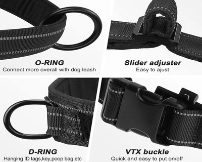 Harnais Tactique Anti-Traction Chien Grande Race