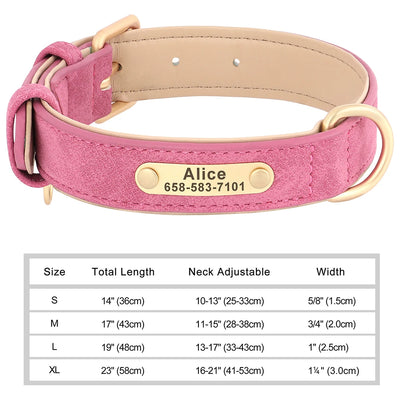 Medaille Collier Cuir Gravee Personnalise Chien
