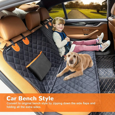 Hamac Voiture pour Chien 600D Étanche Protège-Coffre 137x147 cm