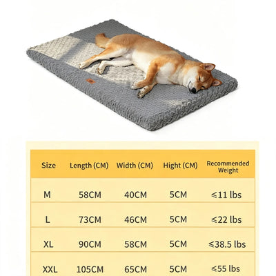 Matelas Étanche Chien Mousse Ondulée Antidérapant Housse Amovible