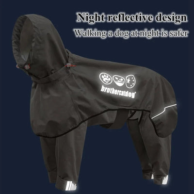 Combinaison Neige Coupe-Vent Imperméable Gros Chien