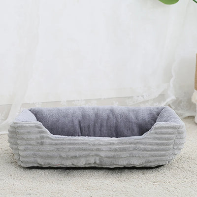 Panier Peluche Bords Rembourrés Apaisant Chien 88 cm