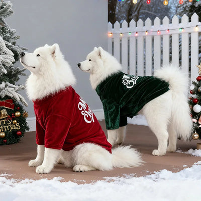 Sweat-Shirt de Noël Velours pour Chien