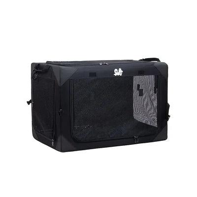 Caisse de Coffre Voiture pour Chien Cadre Acier Pliable