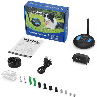 Clôture Électrique Sans Fil Étanche Gros Chien