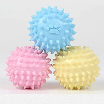 Balle à Picots Dentaire Jouet à Mâcher Chien 6 cm