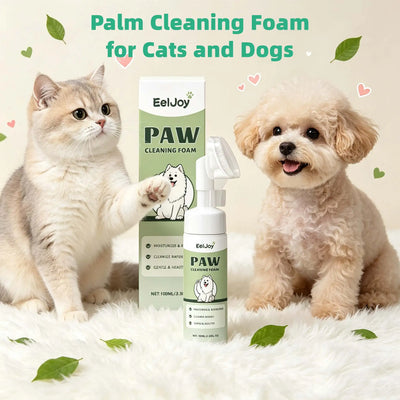 Mousse Nettoyante Pattes avec Brosse pour Chien