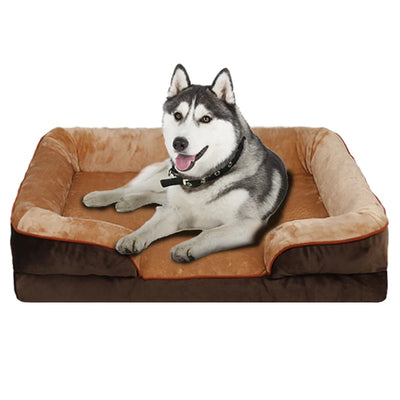 Panier Orthopédique Grand Chien Mousse de Soutien Déhoussable