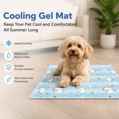 Tapis Rafraîchissant Gel pour Chien Été Non Toxique