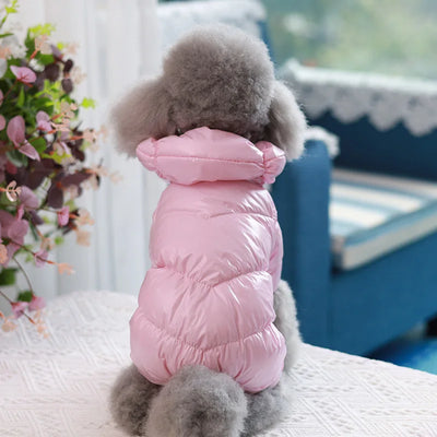 Manteau Combinaison Duvet pour Petit Chien à Capuche